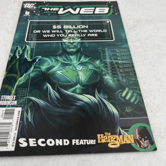 Web #8 (2010) DC comics Hangman 5 Billion Stuffed Robinson - Picture 3 of 10